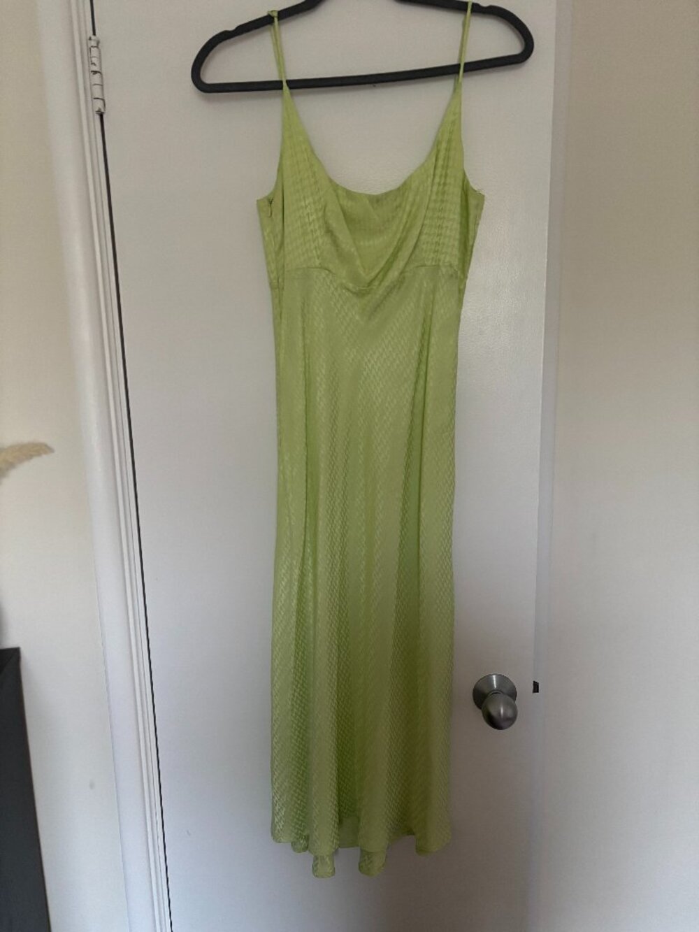 ASTR the Label Joan Satin Midi Slip Dress